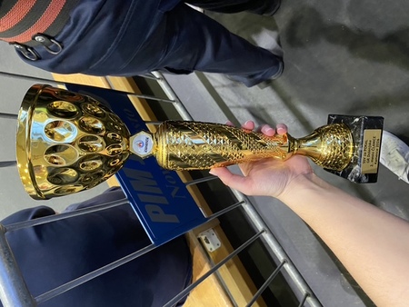 pokal 2.mesto Kamence